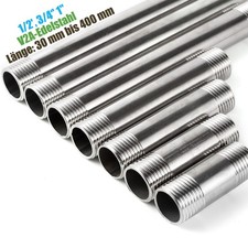 Edelstahl V2A Rohr 1/2" 3/4" 1