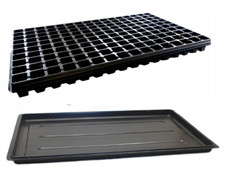 Anzuchtplatte Topfplatte 160 Töpfe  Aussaat Multitopf Multitopfpalette Schale