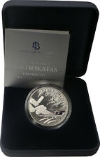 Litauen 10 Euro Silber 2019 PP Angeln in Stint Angeln durch Anlocken farbe