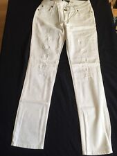 Destroyed Damen Jeans Blue Vision Gr. 38 weiß NEU