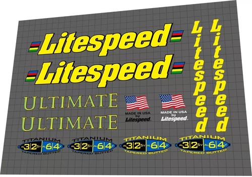 1999 litespeed ultimate decal - ultimate,