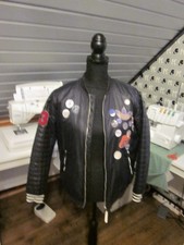 Adidas originals Damen Stepp Jacke Blouson schwarz Gr. 40 aus 1. Hand