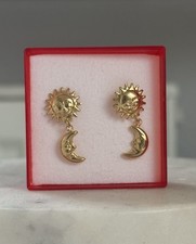 Ohrringe Gold 585 Gold Sonne