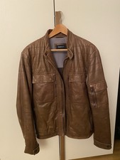 ZEGNA LEDERJACKE GR 48 