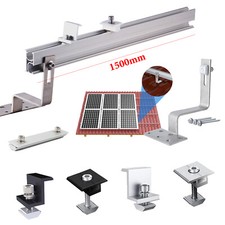 PV-Anlage Ziegeldach Aluprofil Solar Schienen Montageschiene Befestigungsschiene