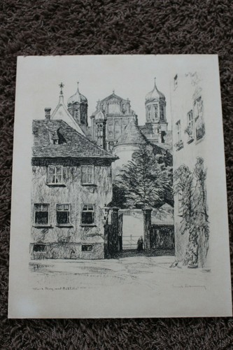 Lithographie ernst liebermann - lithographie,