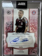 Lukas Podolski Auto /25 Topps