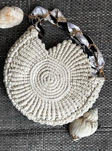 Handgemachte makramee muschel - handgemachte,