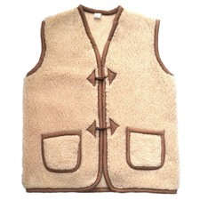 Schafwolle Herren Weste für