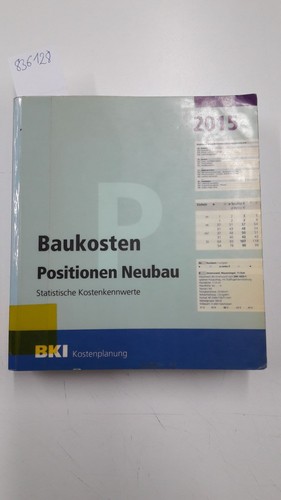 Bki baukosten 2015 teil - baukosten,