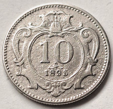 Österreich 10 Heller 1895