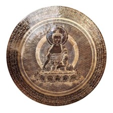 Buddha Carved Large Gong-70cm