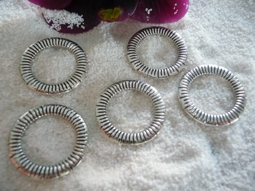 Verbinder antik silber - 3, tibet