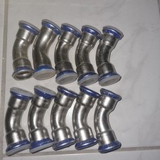 10 x Geberit Mapress Edelstahl