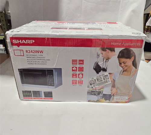 Sharp mikrowell r242inw 800w - sharp,