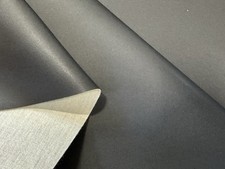 TOP Kunstleder Meterware SCHWARZ NAPPA 1150gr/Lfm schwer Entflammbar BE141