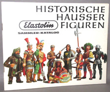 Alter Elastolin Katalog Historische Hausser Figuren 60 Seiten v. 1980
