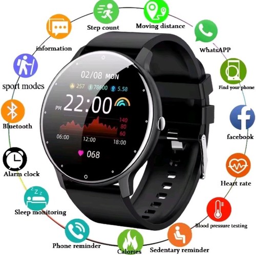 Bluetooth smartwatch herren - smartwatch,