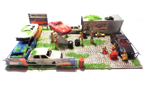 Wiking diorama - -,