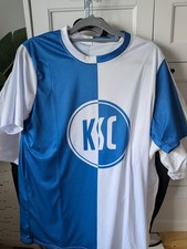 Ksc fanshirt blau weiß 1x - fanshirt, (
