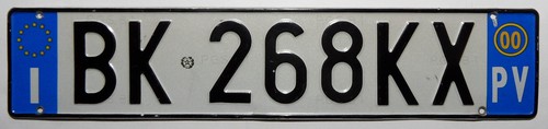 Nummernschild europa - nummernschild,