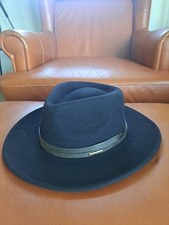 Stetson Hut Woolfelt Western Style In BLACK