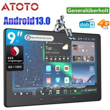 DAB+ ATOTO XI0 9" ChatGPT 2DIN Android Autoradio 8+128G Duales Mikrofon&BT 4G