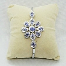 Tropfen Tansanit CZ Armband