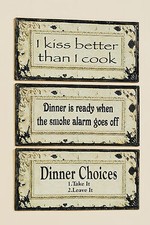 Schild mit Spruch nostalgisch