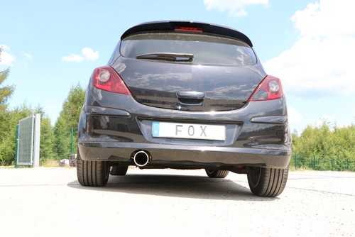 Fox sportauspuff opel corsa - opel, d