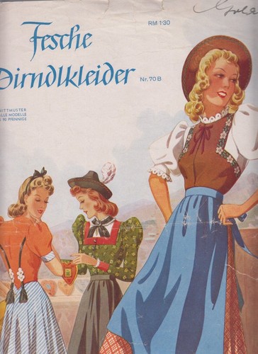 Fesche dirndlkleider ohne - dirndlkleider., [ohne