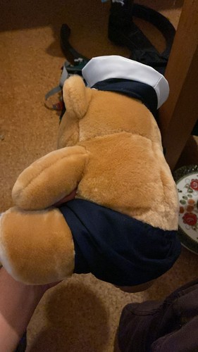 Polizei bär plüschtier - polizei,