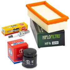 Set Luftfilter Ölfilter Zündkerze Wartung für Piaggio Hexagon 125 GTX 2000-2002