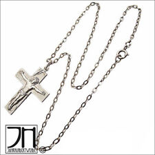 Vintage Silber Kreuz Anhänger Jesus Christus silver cross pendant