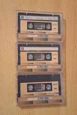 3 Maxell XL II-S 90 (Position CrO²) bespielt