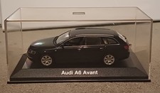 Audi A6 Avant Modell, Paul s Model Art Minichamp 1:43 Modellauto schwarz in Box