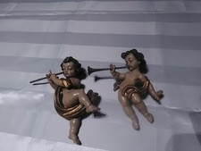 2 Engel Putto Holzgeschnitzt