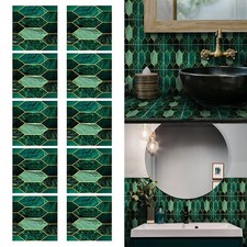 Smaragd Fliesenaufkleber
