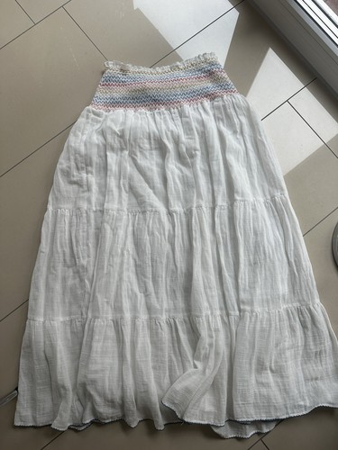 Zara maxirock weiss - maxirock,