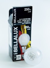 9 x Bellalux LED Leuchtmittel Tropfen, 2.5W = 25W, E14 matt, 250lm, warmweiß