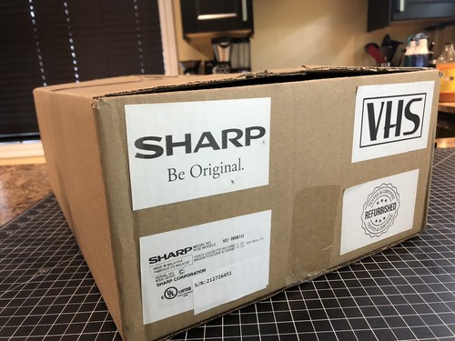 Serviced sharp vhs svhs - serviced, vhs/svhs