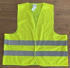 Warnweste gelb mit Reflektorstreifen, Gr. L