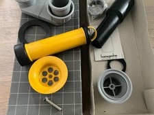 Hansgrohe Axor Uno Staro -Plus in gelb , 90er Jahre, Dusche,- Brausewannenablauf