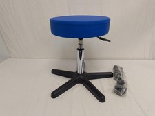 TRESKO Rollhocker Drehhocker  höhenverstellbar 360 Grad drehbar Blau