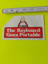 Yamaha Portable Keyboard Aufkleber Sticker Vintage 80er Oldschool Button Badge