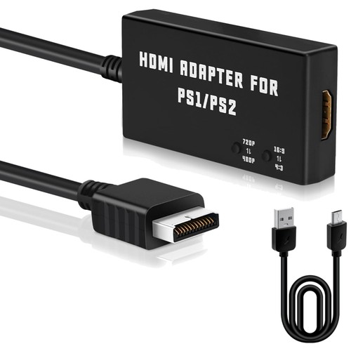 Ps1 ps2 hdmi adapter konverter - ps2,