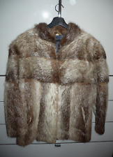 Damen Pelzmantel Pelzjacke Gr.: 44  NUTRIA JACKE ECHT PELZ