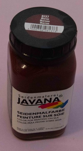 Seidenmalfarbe javana maron - javana,