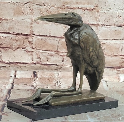 Marabu storch messingskulptur - marabu,