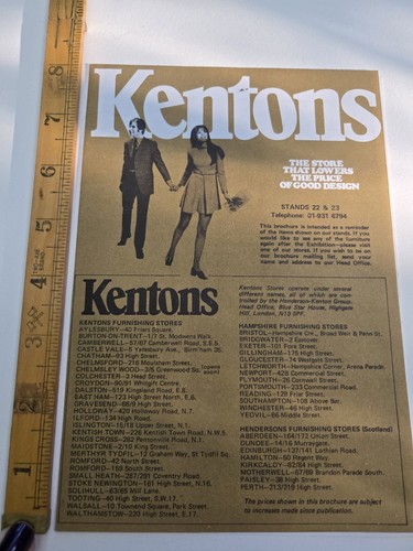 Vintage kentons möbel - vintage, katalog